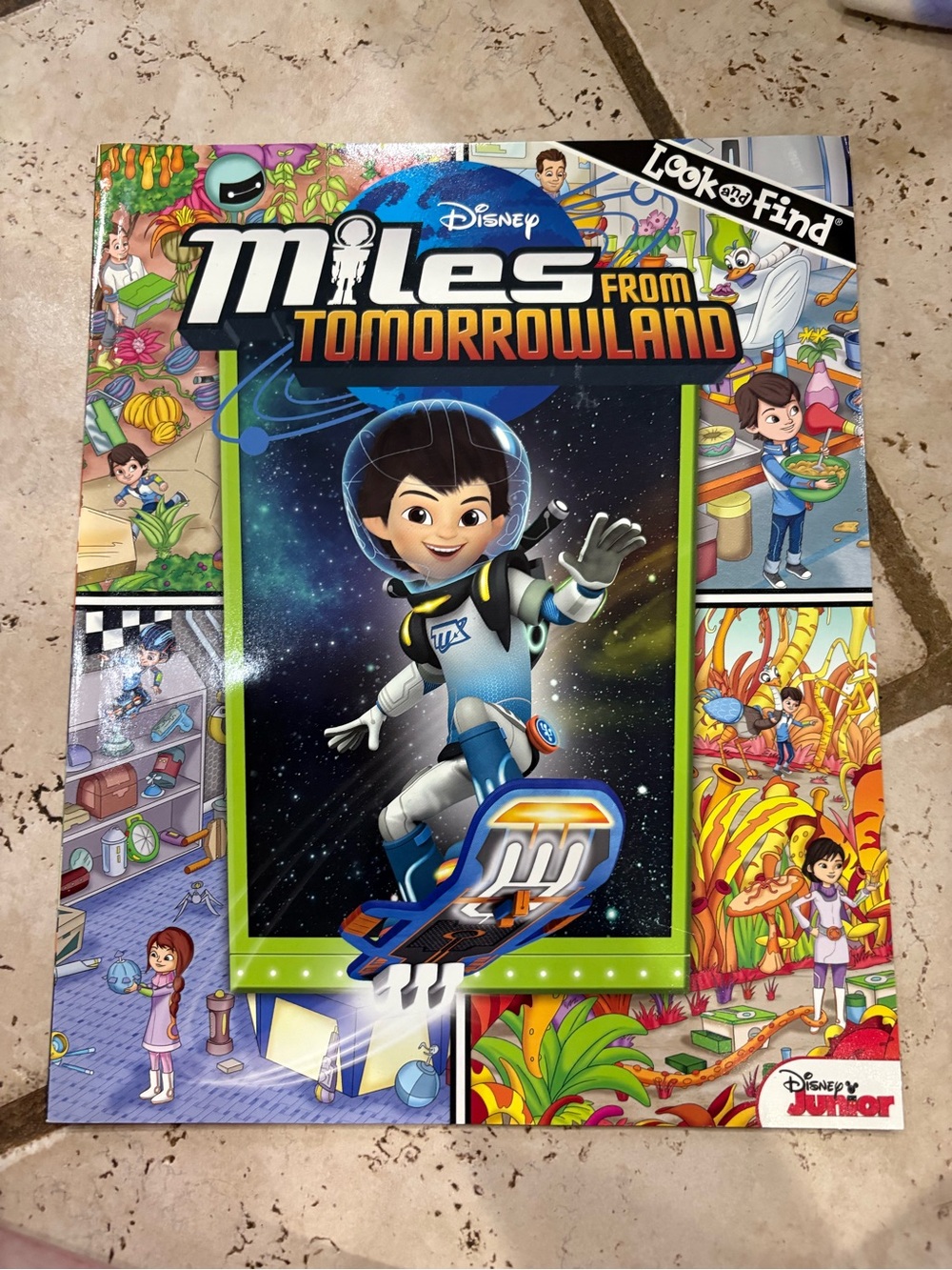 Disney Miles From Tomorrowland Look and Find Book - Blue, Green, Orange